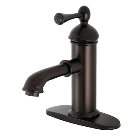 Kingston Brass KS7415BL Paris Single Lever Handle Bathroom Faucet, Oil Rubbed Bronze KS7415BL